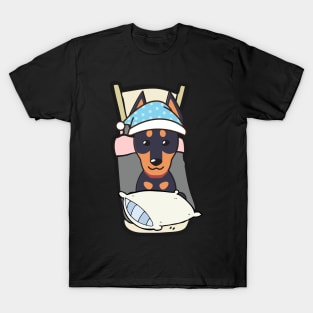Cute guard dog is going to bed T-Shirt